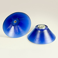 Dimensional Drawing - Round Vacuum Cups - Style F (VC-35)