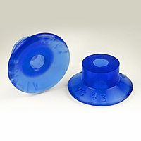 Dimensional Drawing - Round Vacuum Cups - Style B (VC-43)