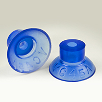 Dimensional Drawing - Round Vacuum Cups - Style B (VC-45A)