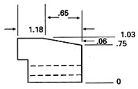 Dimensional Drawing - GR-26 - Gripper Rubber