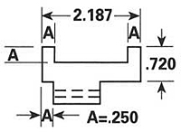 Dimensional Drawing - GR-2 - Gripper Rubber