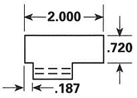 Dimensional Drawing - GR-5 - Gripper Rubber