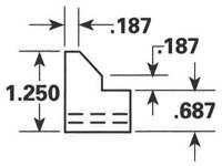 Dimensional Drawing - GR-7 - Gripper Rubber