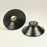 Dimensional Drawing - Round Vacuum Cups - Style F (VC-TC100)