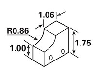 Dimensional Drawing - GR-35 - Gripper Rubber