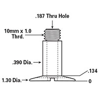 Dimensional Drawing - ADP-055 - Cup Adapters