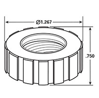 Dimensional Drawing - ADP-061 - Cup Adapters