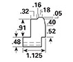 Dimensional Drawing - GR-31 - Gripper Rubber