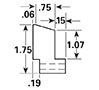 Dimensional Drawing - GR-32 - Gripper Rubber