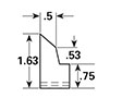 Dimensional Drawing - GR-34 - Gripper Rubber